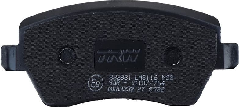 Brake Pad Set, disc brake COTEC GDB3332 - image 5