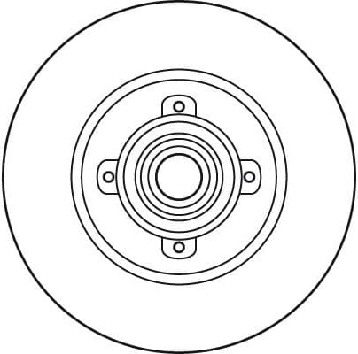 Brake Disc TRW SINGLE DF6042BS - image 4