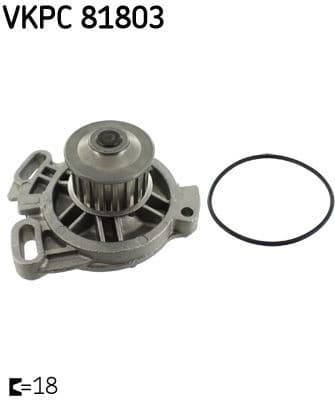 Water Pump, engine cooling Aquamax VKPC 81803 - image 2