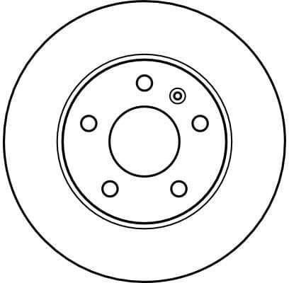 Brake discs kit rear, (2pcs), Top Quality DF4051 - image 2