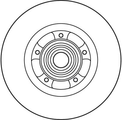 Brake Disc TRW SINGLE DF6044BS - image 4