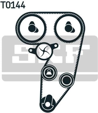 Water Pump & Timing Belt Kit VKMC 02181 - image 4