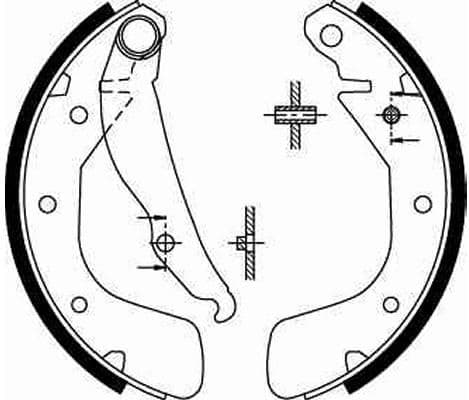 Brake Shoe Set GS8543 - image 3