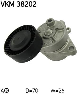 Belt Tensioner, V-ribbed belt VKM 38202 - image 2