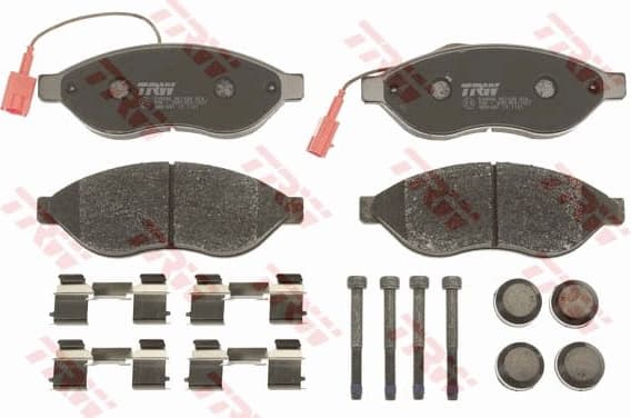 Brake pads front, Top Quality GDB1681