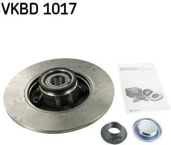 Brake disc with bearing, Top Quality VKBD1017 - image 2