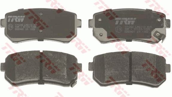 Brake pads rear, Top Quality GDB3421 - image 4