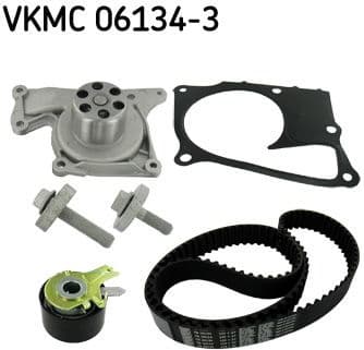 Timing belt kit with water pump SKF VKMC 06134-3