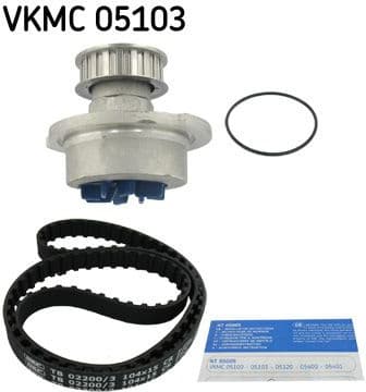 Timing belt kit with water pump VKMC 05103 - image 3