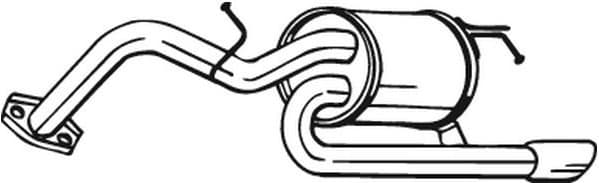 Rear Muffler 228-407