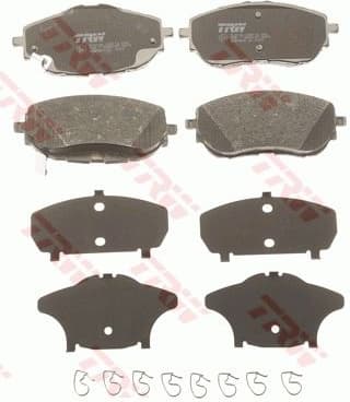 Brake pads front, Top Quality GDB3598 - image 5
