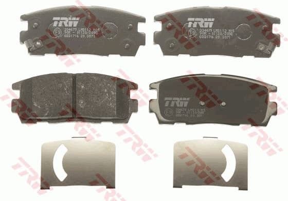 Brake pads rear, Top Quality GDB1716 - image 4