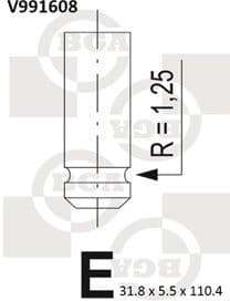 Exhaust Valve V991608