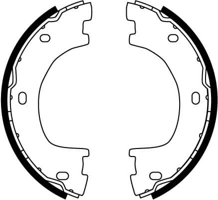 Brake Shoe Set, parking brake GS8777 - image 4