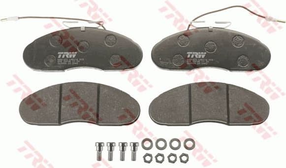 Brake Pad Set, disc brake COTEC GDB1077 - image 3