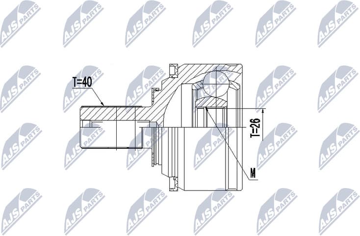 Joint Kit, drive shaft NPZ-VV-021