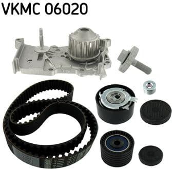 Water Pump & Timing Belt Kit SKF VKMC 06020 - image 3