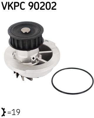 Water Pump, engine cooling Aquamax VKPC 90202 - image 2