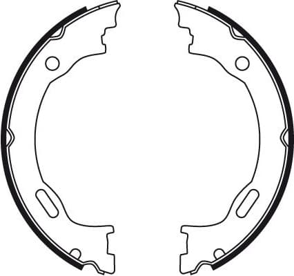Brake shoes handbrake, Top Quality GS8475 - image 4