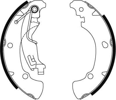 Brake Shoe Set GS8488 - image 3
