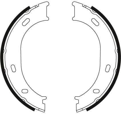 Brake Shoe Set, parking brake GS8433 - image 4