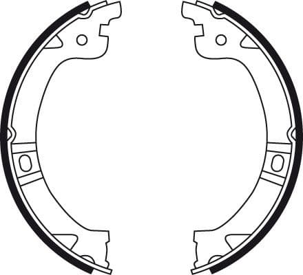 Brake shoes handbrake, Top Quality GS8759 - image 4