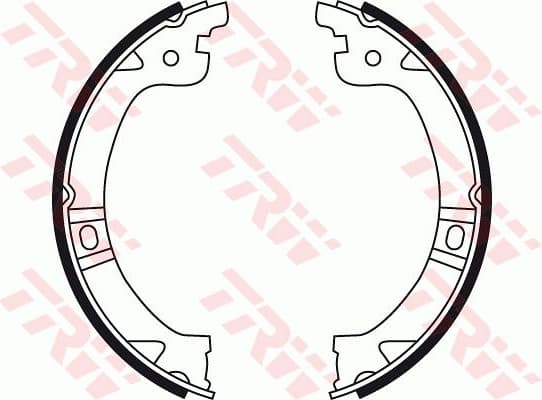 Brake shoes handbrake, Top Quality GS8759 - image 5