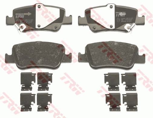 Brake pads rear, Top Quality GDB3480 - image 4