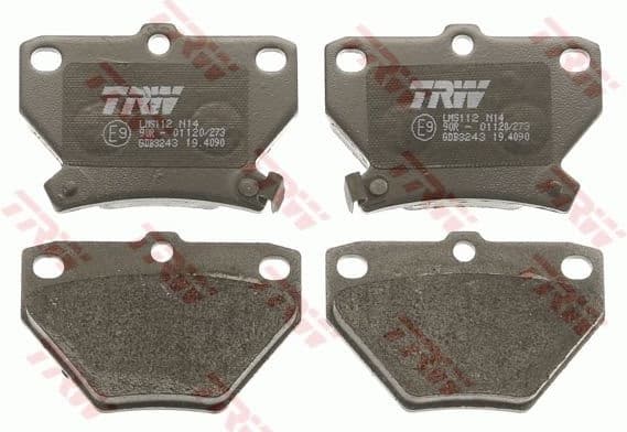 Brake Pad Set, disc brake COTEC GDB3243 - image 4