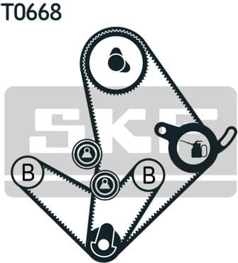 Timing Belt Kit VKMA 95010 - image 4