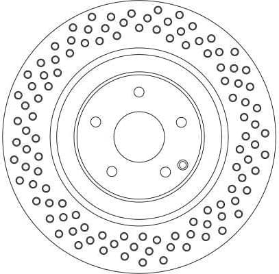 Brake Disc TRW SINGLE DF4341S - image 4