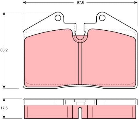 Brake Pad Set, disc brake GDB379 - image 3