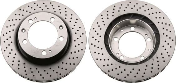 Brake Disc TRW SINGLE DF6467S - image 2
