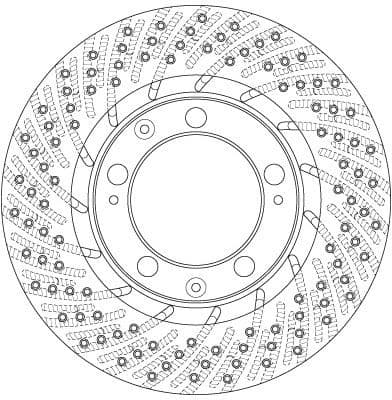 Brake Disc TRW SINGLE DF6467S - image 3