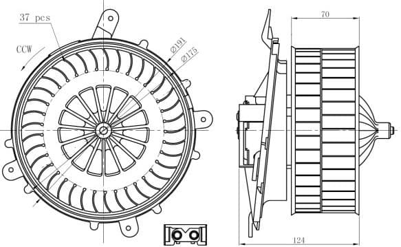Interior Blower 34278 - image 5