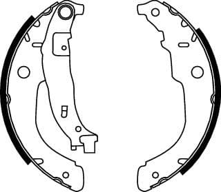 Brake shoes, Top Quality GS8731 - image 4