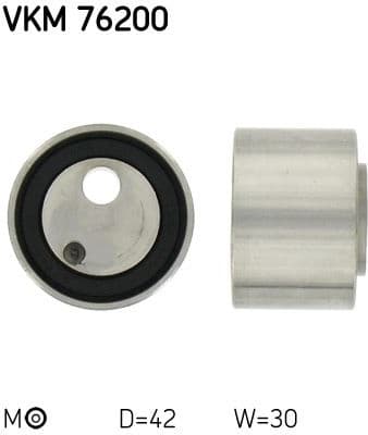 Tensioner Pulley, timing belt VKM 76200 - image 2