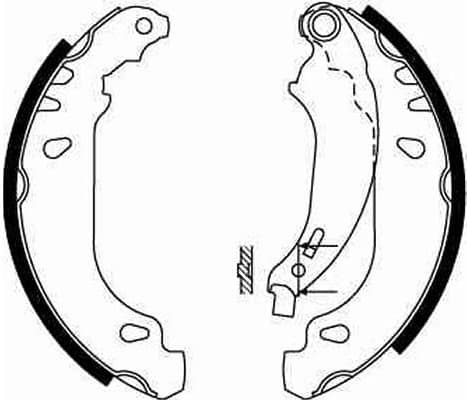 Brake Shoe Set GS8669 - image 3
