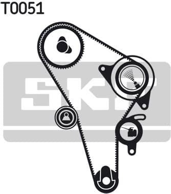 Timing belt kit VKMA01010 - image 2