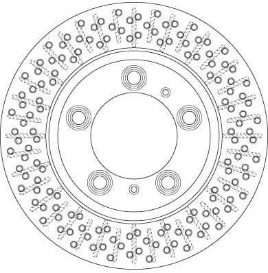 Brake Disc TRW SINGLE DF6298S - image 3