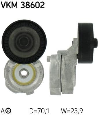 Belt Tensioner, V-ribbed belt VKM 38602 - image 2