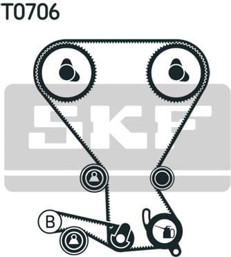 Timing belt kit VKMA95666 - image 2