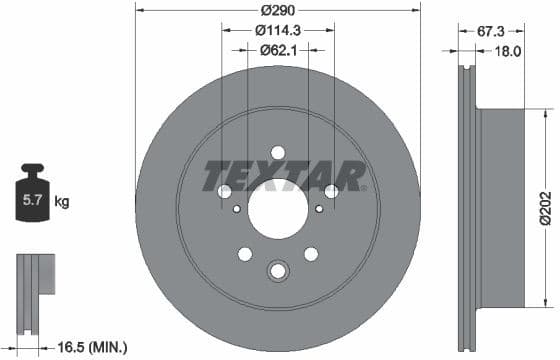 Brake Disc PRO 92334403
