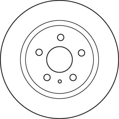 Brake discs kit rear, (2pcs), Top Quality DF6112 - image 3