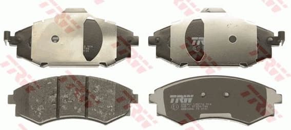 Brake Pad Set, disc brake COTEC GDB1623 - image 4