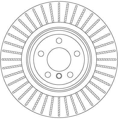 Brake Disc TRW SINGLE DF6311S - image 4