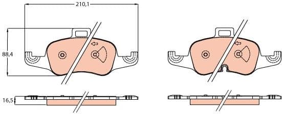 Brake Pad Set, disc brake GDB2120 - image 2
