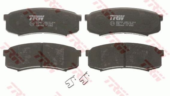 Brake Pad Set, disc brake COTEC GDB3464 - image 3