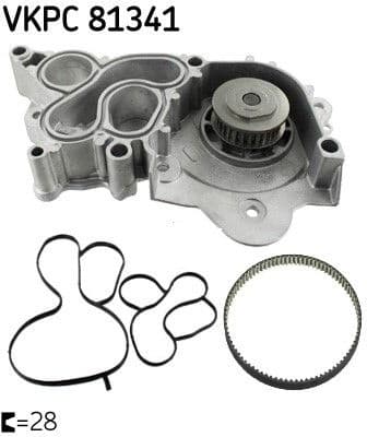 Water Pump, engine cooling VKPC 81341 - image 2