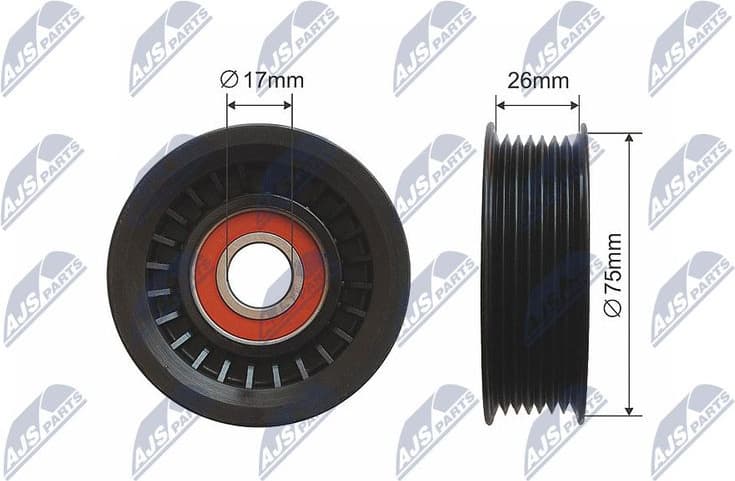 Tensioner Pulley, V-belt RNK-CH-033